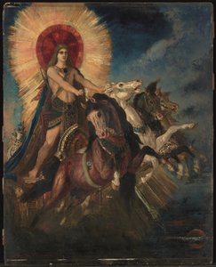 アポロンの戦車、またはフェーバス＝アポロンの戦車（油彩・パネル） 作： Gustave Moreau
