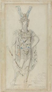 戦争衣装の暴君ピッタカス 作： Gustave Moreau