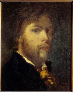ギュスターヴ・モロー（1826-1898）の自画像 1850年 パリ、ギュスターヴ・モロー美術館 作： Gustave Moreau