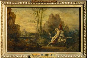 エウロパの強姦（木に絵） 作： Gustave Moreau