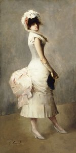 エレガントな女性 作： Gustave Nicolas Pinel