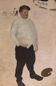 Valerius de Saedeleerの肖像 作： Gustave Van de Woestyne