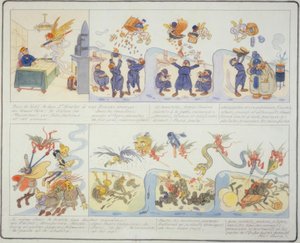 WW1 - 1916年のクリスマス-フランスの風刺画 作： Gustave Wendt