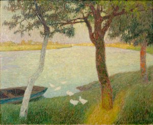 レイエ川のカモ 作： Gustave de Smet
