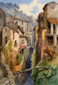 ルッカ、トスカーナ、イタリア、1850。 作： Gustavo Witting