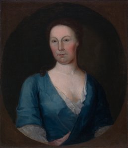 グスタバス・ブラウン夫人、1742年。 作： Gustavus Hesselius
