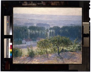 午後遅く、Giverny、c.1905-13（キャンバスに油彩） 作： Guy Rose