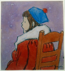 プチ・プロフィール、1920年頃 作： Gwen John