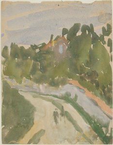 「ヌーヴ通り、ムードン」、1896～1939年 作： Gwendolen Mary John