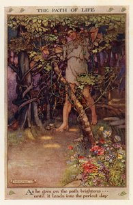 人生の道（カラーリトグラフ） 作： Gwynedd M. Hudson