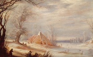 冬の風景 作： Gysbrecht Lytens or Leytens