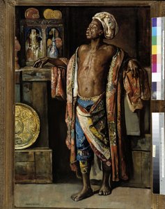 古物商。 ジュラ トルナイ (1861-1928) の絵画。 ポロヴァンス、マルセイユのファンデーションの外観 作： Gyula Tornai