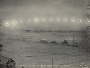 太陽の周期は 12 月 21 ～ 17 日に撮影されました。 Gov. Hill から南を望む、1917 年。 作： H.G Kaiser