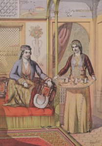 チャールズパーソンズによって刻まれた在宅アルメニア女性、1862 作： H.J. van Lennep