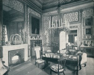 バッキンガム宮殿の王子コンソート執筆室、c1899、1901 作： HN King