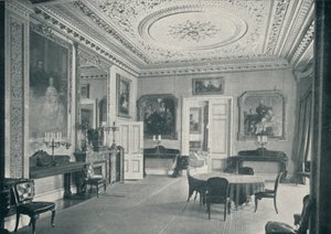 オズボーンハウスのクイーンズダイニングルーム、c1899、1901 作： HN King
