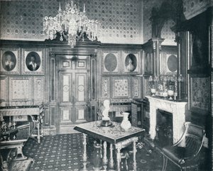 ウィンザー城のクイーンズプライベートオーディエンスチャンバー、c1899、1901