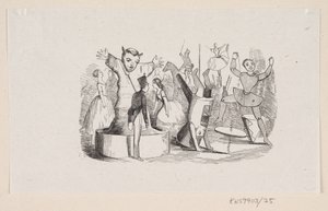 H.C.の「The Steadfast Tin Soldier」のイラスト。 アンデルセン「おとぎ話と物語」第1巻 作： H.P. Hansen