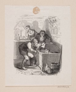 H.C.の「リトルクロースとビッグクロース」のイラストです。 アンデルセン「おとぎ話と物語」第1巻 作： H.P. Hansen