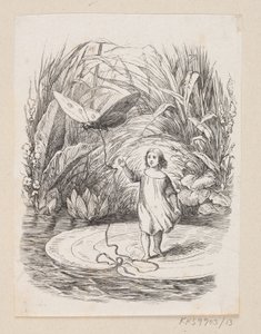 H.C.の「Tommelise」のイラストです。 アンデルセン「おとぎ話と物語」第1巻 作： H.P. Hansen
