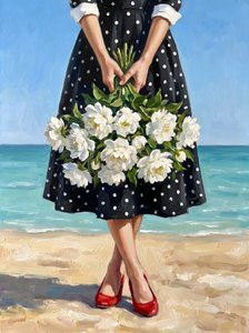浜辺の女