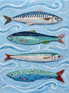 色とりどりの海の魚 作： 