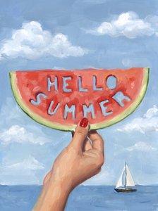 こんにちは、夏のスイカ