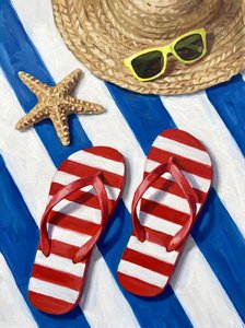 夏のビーチに欠かせないアイテム 作： 