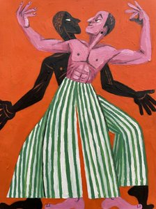 生き生きとした踊る人々の姿