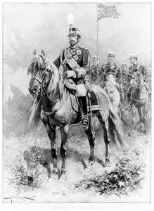 1904年1月16日、イラスト入りロンドンニュースの天皇陛下（1852-1912） 作： H.W. Koekkoek