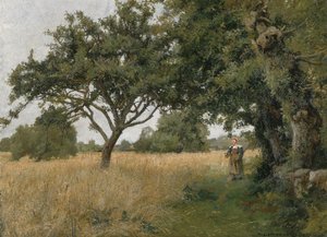 ブルターニュの風景 作： H. Bolton Jones