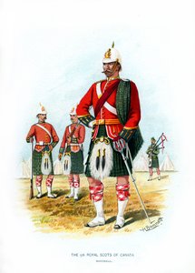 カナダの第5ロイヤルスコッツ、モントリオール、c1890。 作： H. Bunnett