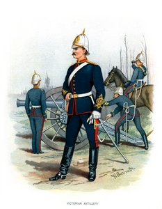ビクトリア朝の大砲、c1890。 作： H. Bunnett