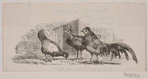 3羽の鶏 作： H. C. Henneberg