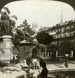 マヨール広場、マドリード、スペイン。 作： H. C. White