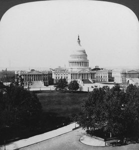 国会議事堂、ワシントンDC、米国、1901年。