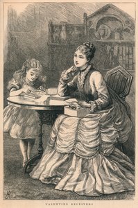 バレンタインレシーバー、1875年 作： H. Johnson
