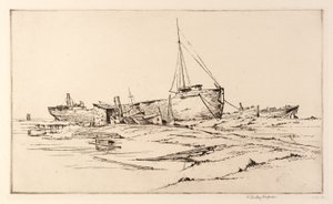ポート・アーサー、海洋墓地 作： H. Lindley Hosford