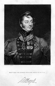 チャールズヘイスティングスドイル卿1804-1883、イギリス兵、1837年。 作： H. Mayer