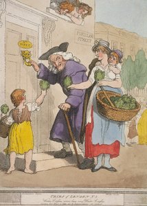 「ウォーター クレス、私のウォーター クレスを買いに来てください」、Cries of London のプレート V、1799 年