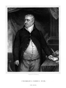 チャールズジェームズフォックス、イギリスの政治家、1833年。 作： H. Robinson