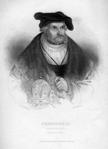 フレデリック3世、ザクセンの選挙人、1463-1525年。 作： H. Robinson