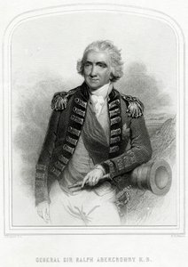 ラルフアバクロンビー1734-1801、スコットランドの兵士 作： H. Robinson