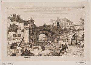 古典的な建物の遺跡と都市のインテリア 作： H. Rosenkilde