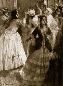 貴族院への入場を求める女性の叫び、1758年、イギリス国民のハッチソンの物語、1923年頃 作： H. Tenison