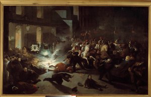 1月14日、パリでフェリーチェ・オルシーニによるナポレオン3世の暗殺未遂事件発生 作： H. Vittori Romano