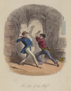 フランク・E・スメドレー著『Lewis Arundel or The Railroad of Life』の挿絵（彩色済み彫刻）。 作： after Hablot Knight Browne