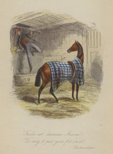 フランク・E・スメドレー著『Lewis Arundel or The Railroad of Life』の挿絵（彩色済み彫刻）。 作： after Hablot Knight Browne