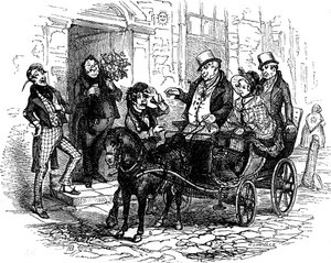 チャールズ・ディケンズの「The Old Curiosity Shop」。 作： Hablot Knight Browne