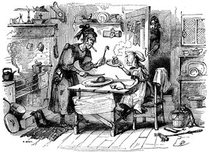 チャールズ・ディケンズの「The Old Curiosity Shop」。 作： Hablot Knight Browne